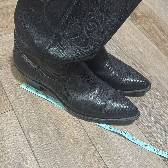 Dan Post Black Western Boots - Picture 8 of 8